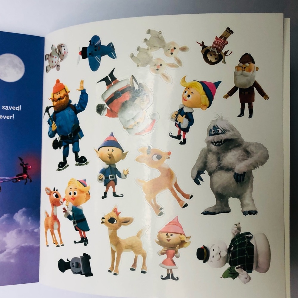 Rudolph Book/Stickers - Picture 6 of 10